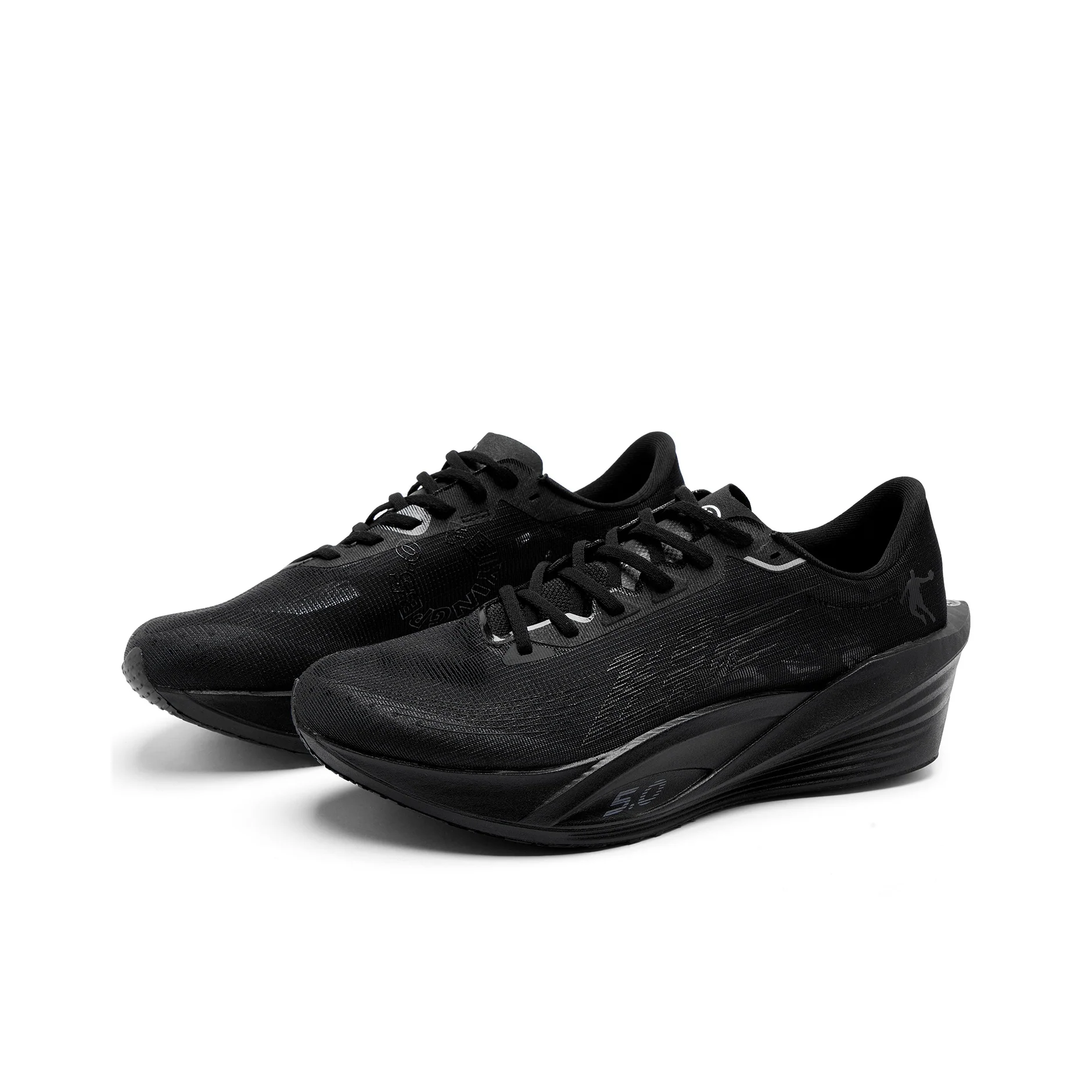 QIAODAN Feiying PB5.0 Running Shoes 'Low top Black' - Image 4