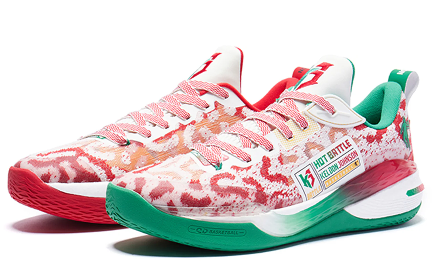 QIAODAN Rise 6.0 PRO LOW PE 'Green Red' - Image 3