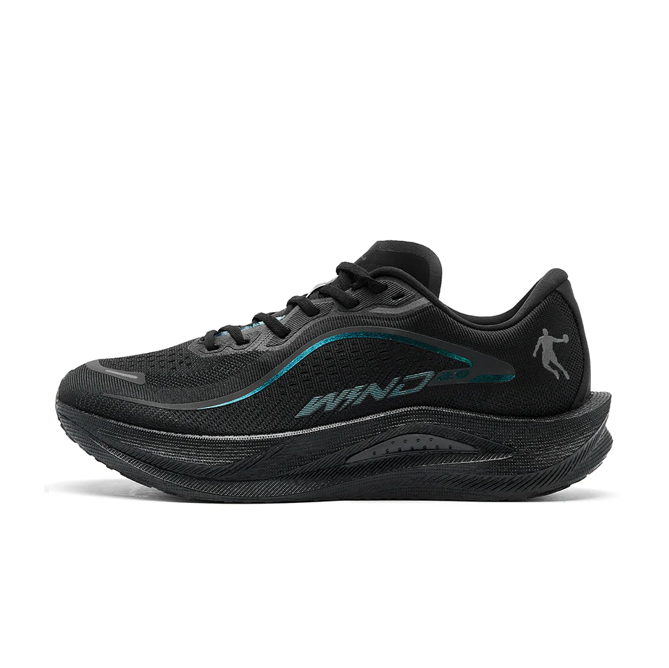 QIAODAN Wind-Running 2.0 Running Shoes 'Black Gray'