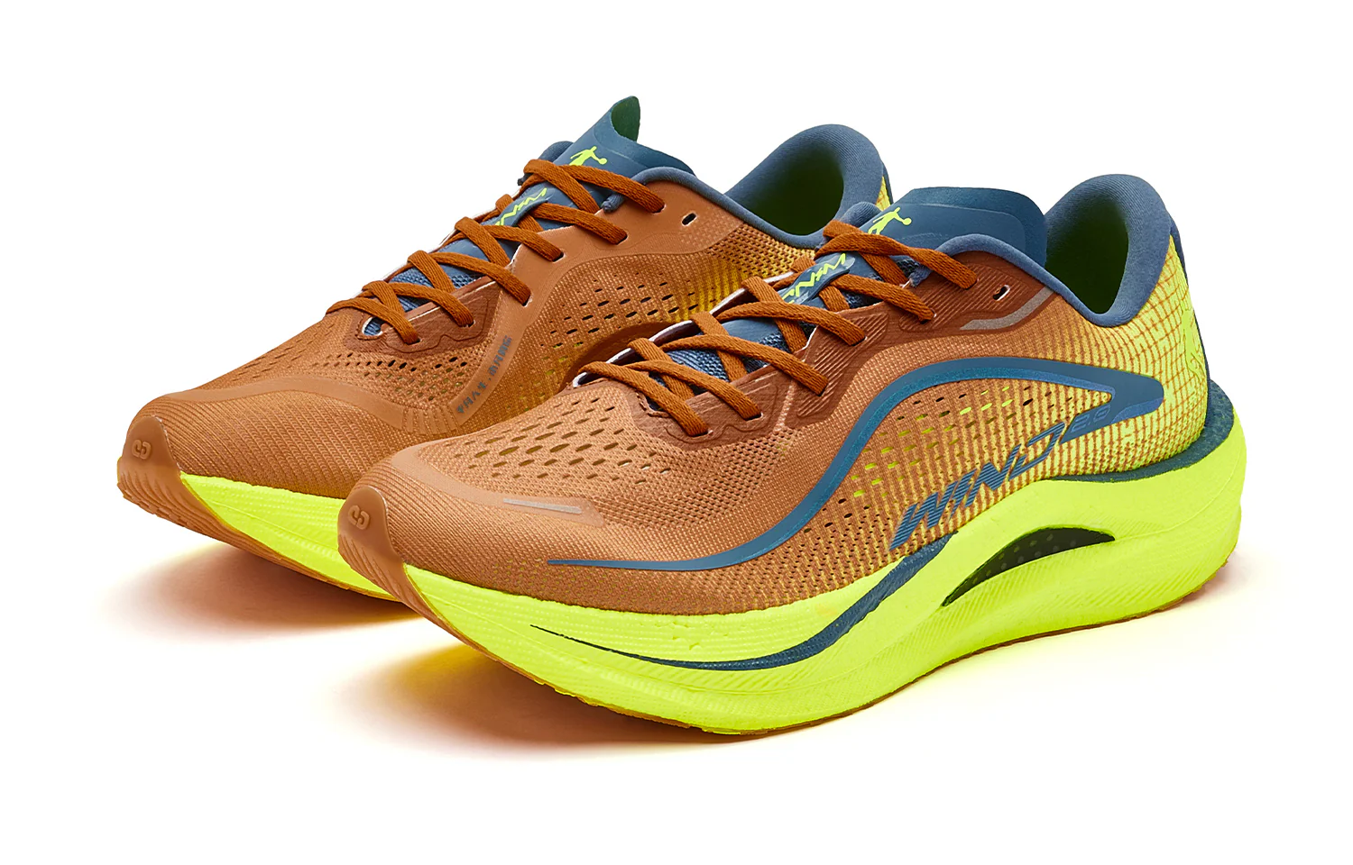 QIAODAN Wind-Running 2.0 Running Shoes 'Bright Yellow' - Image 3