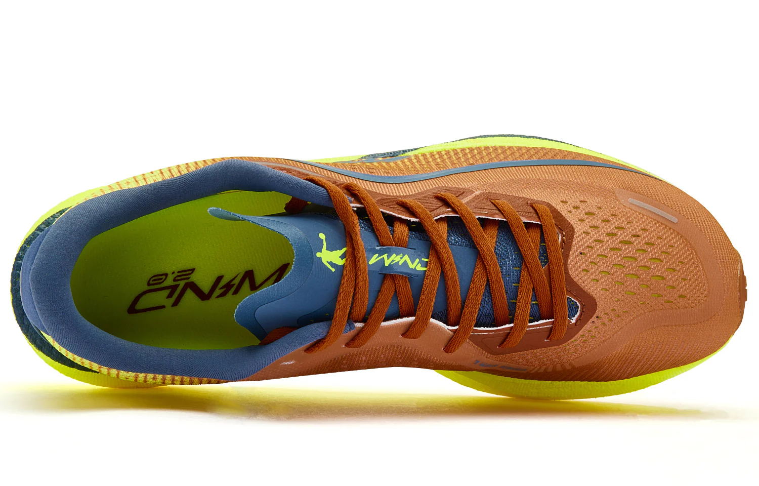 QIAODAN Wind-Running 2.0 Running Shoes 'Bright Yellow' - Image 4