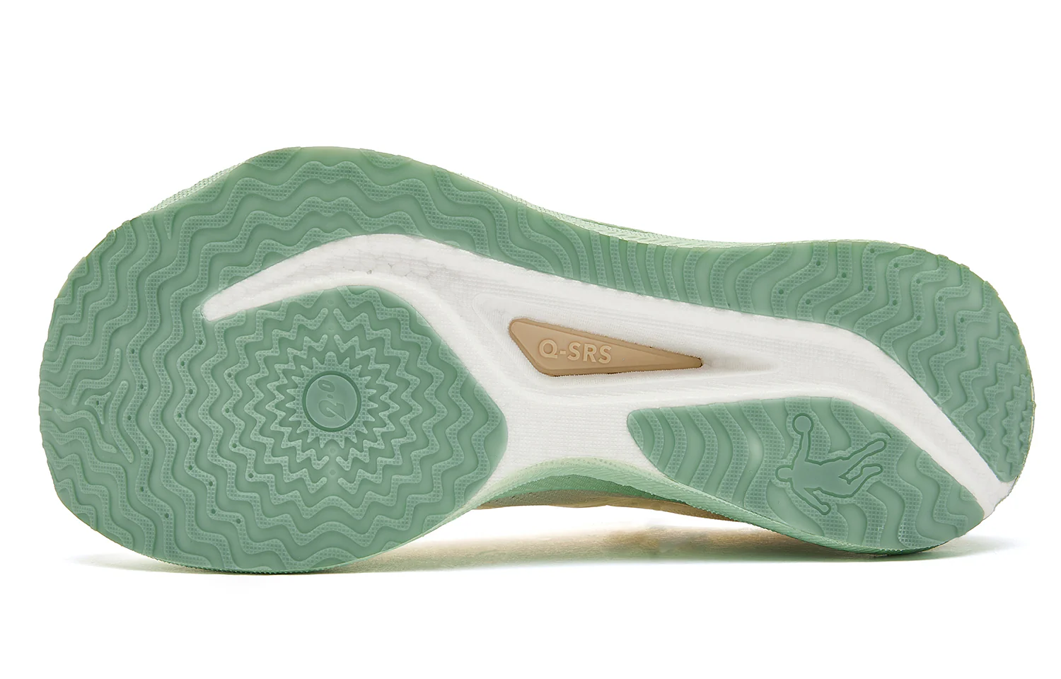 QIAODAN Wind-Running 2.0 Running Shoes 'Ivory Jade Green'「Women」 - Image 5