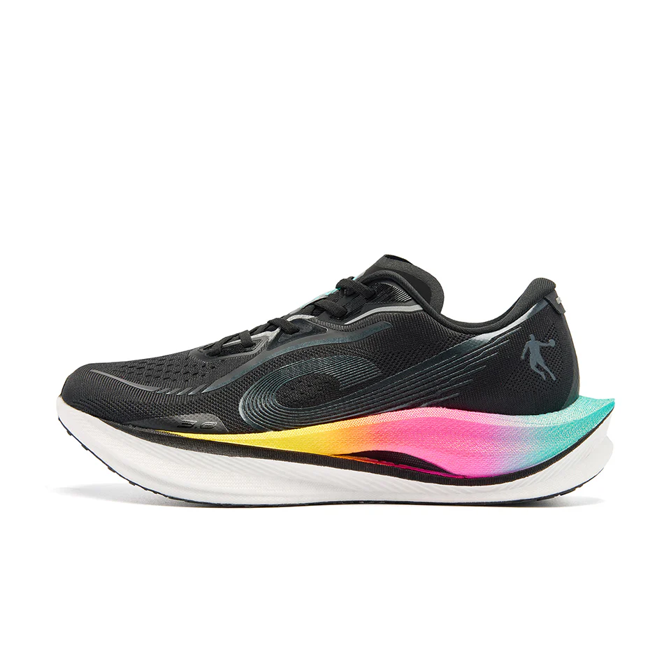 QIAODAN Wind-Running 3.0 Running Shoes 'Black White'