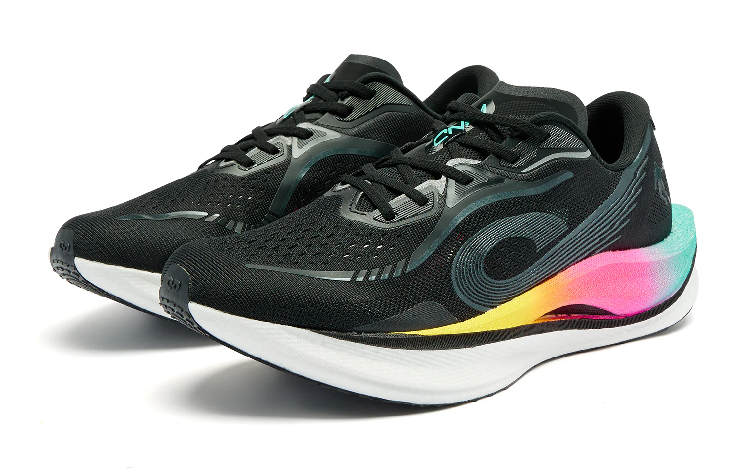 QIAODAN Wind-Running 3.0 Running Shoes 'Black White' - Image 3