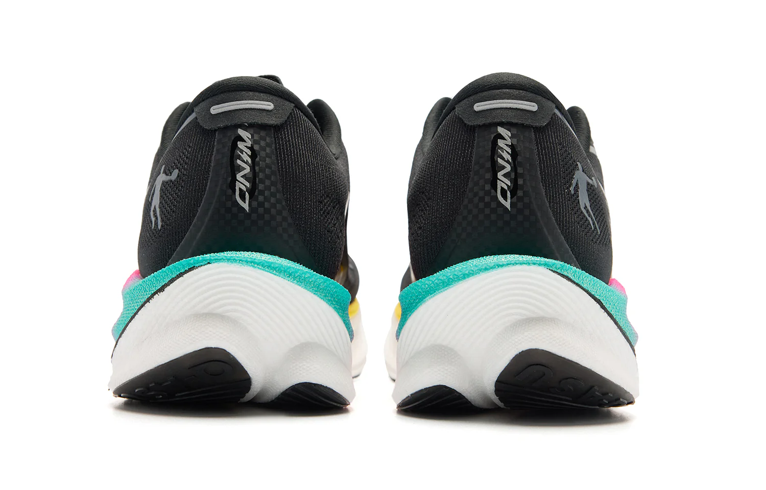 QIAODAN Wind-Running 3.0 Running Shoes 'Black White' - Image 5