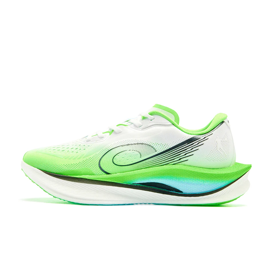 QIAODAN Wind-Running 3.0 Running Shoes 'Jordan White Bright Green'