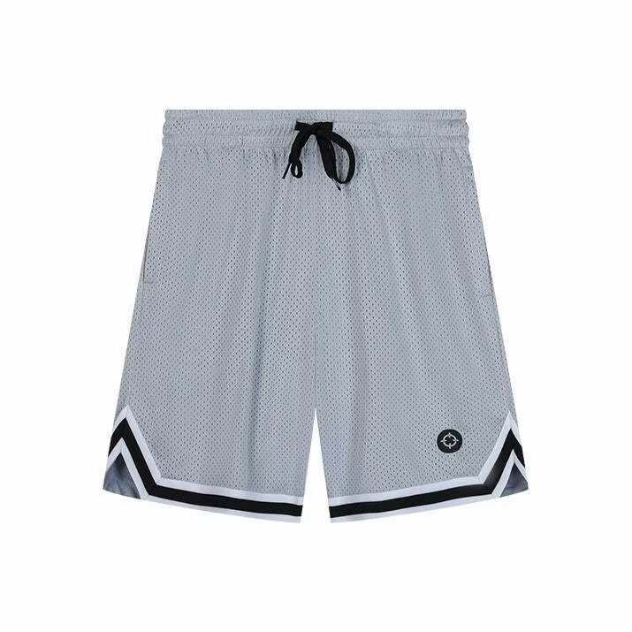 RIGORER Striped Split Logo Basketball Shorts Unisex - Image 3