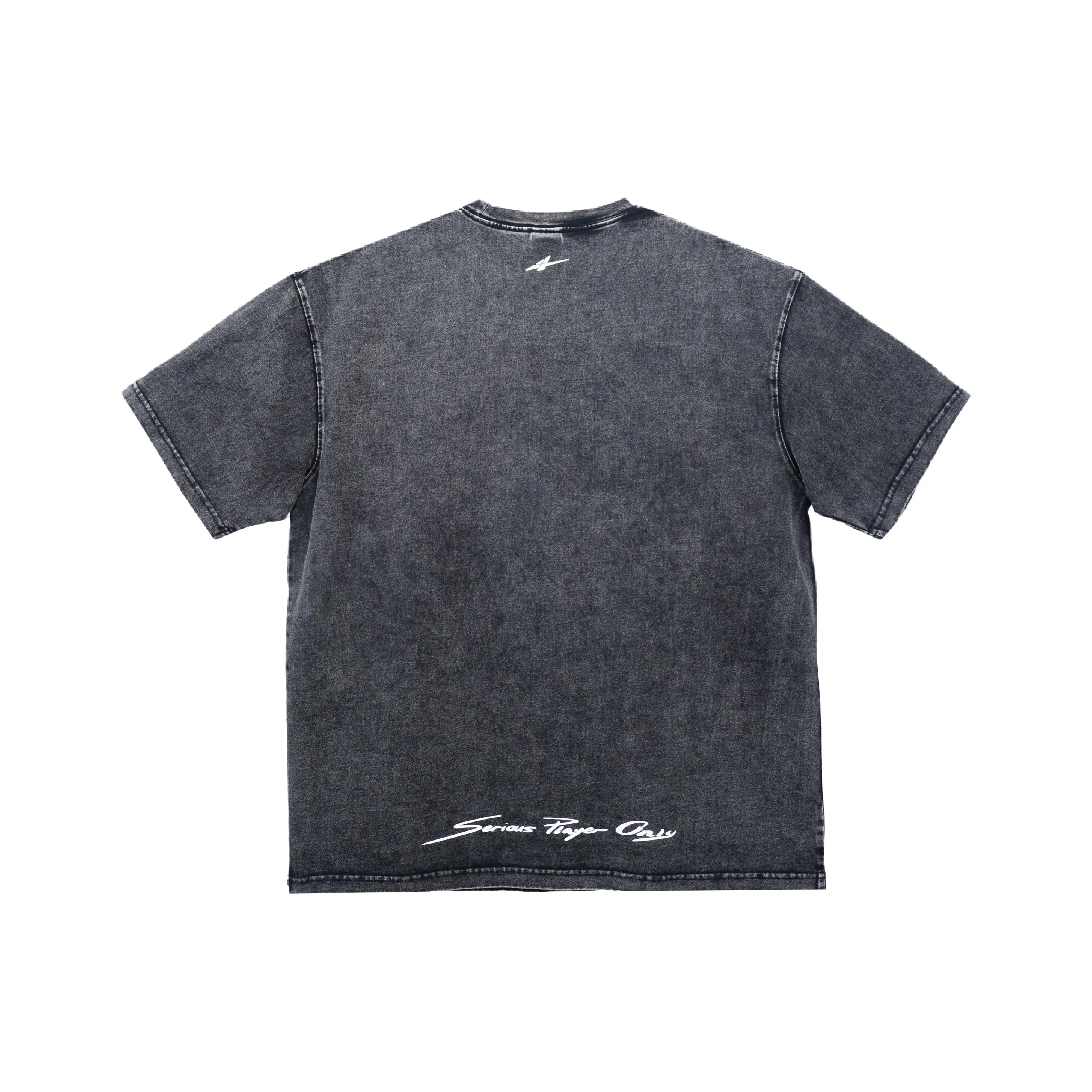 Serious Player Only ALLDAY DryLite Oversize Cut T-shirt KR Edition Washed Black - Image 2