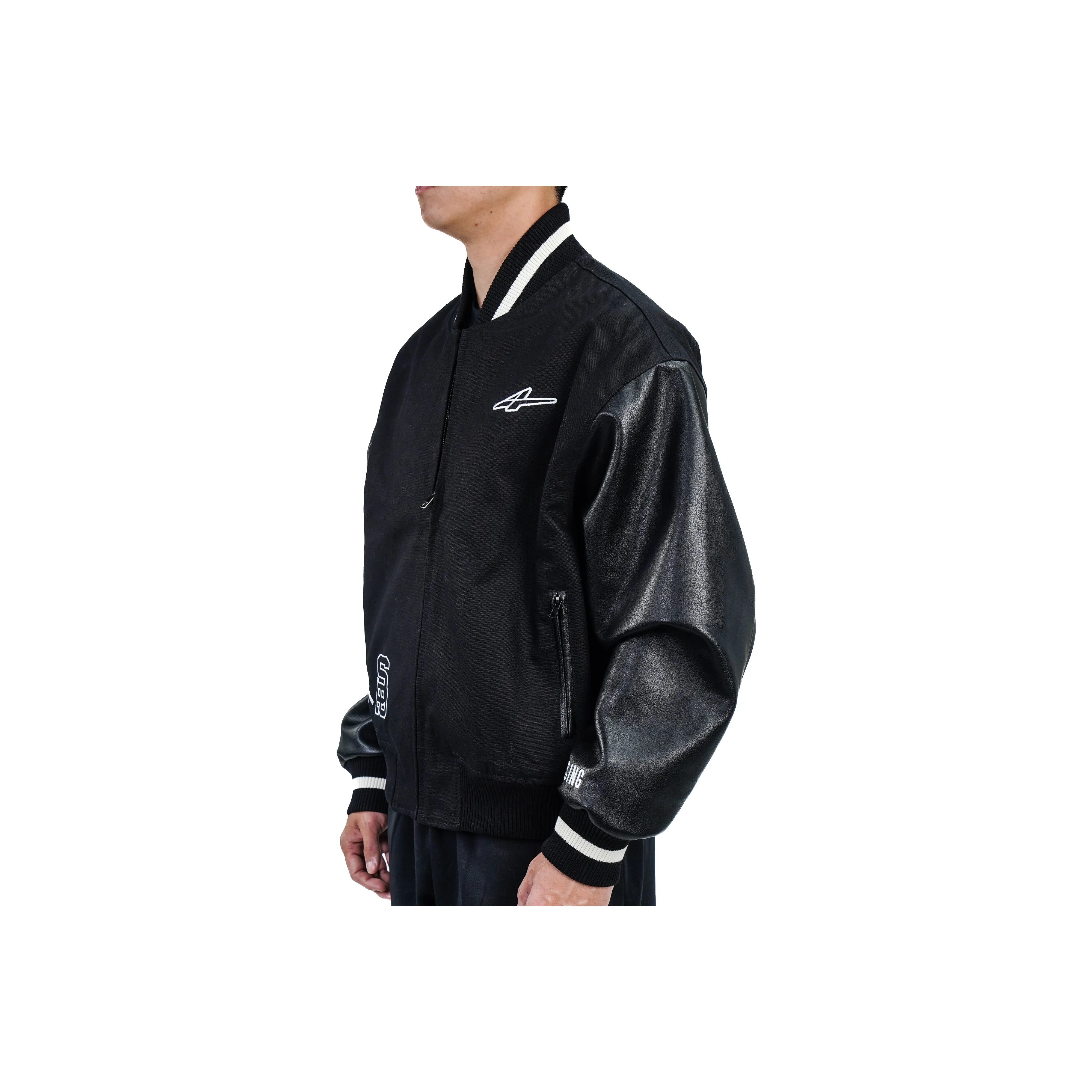 Serious Player Only Baseball Jacket KR Black - Image 4