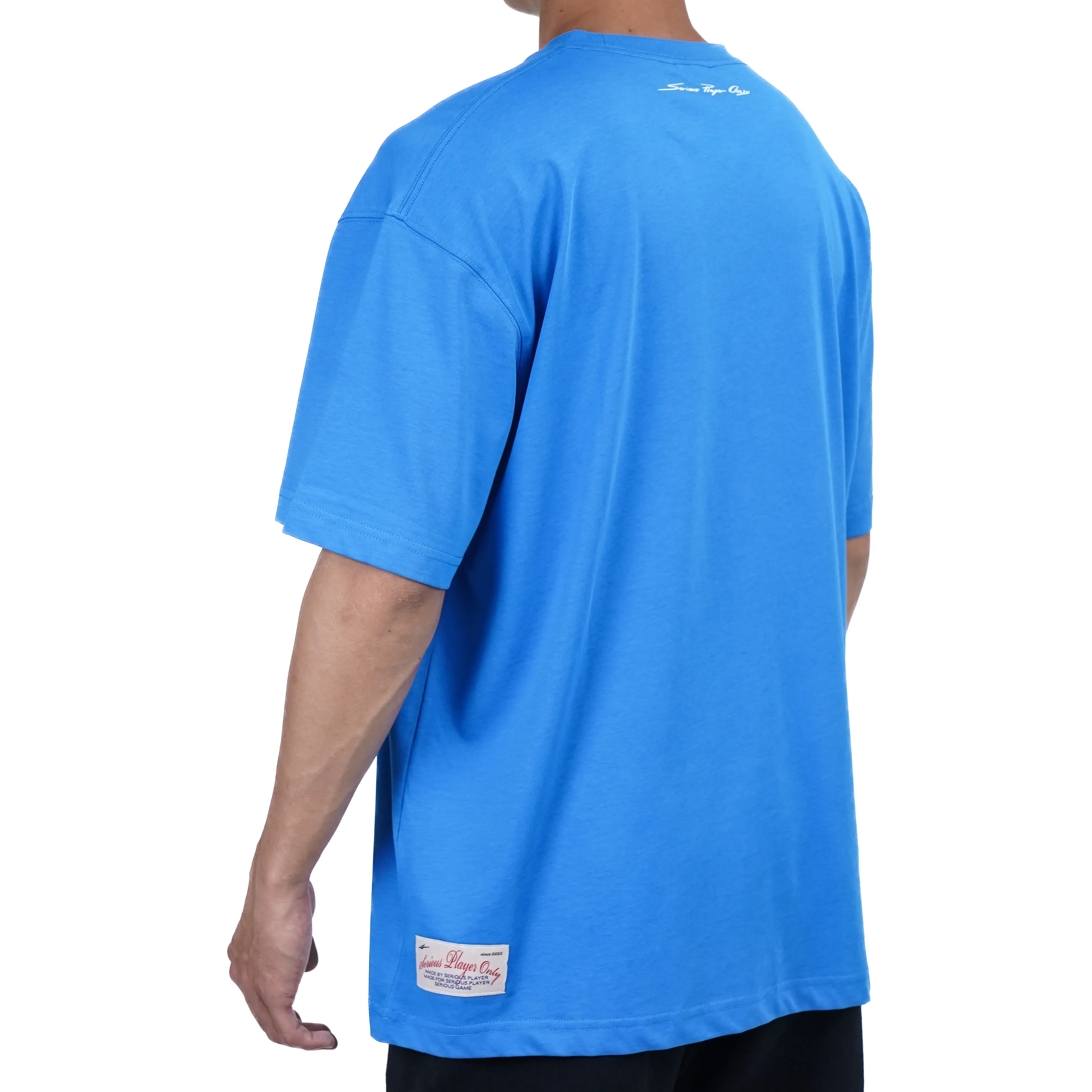 Serious Player Only Everyday Oversize Cut Short Sleeves Tee Kaizen Blue - Image 4