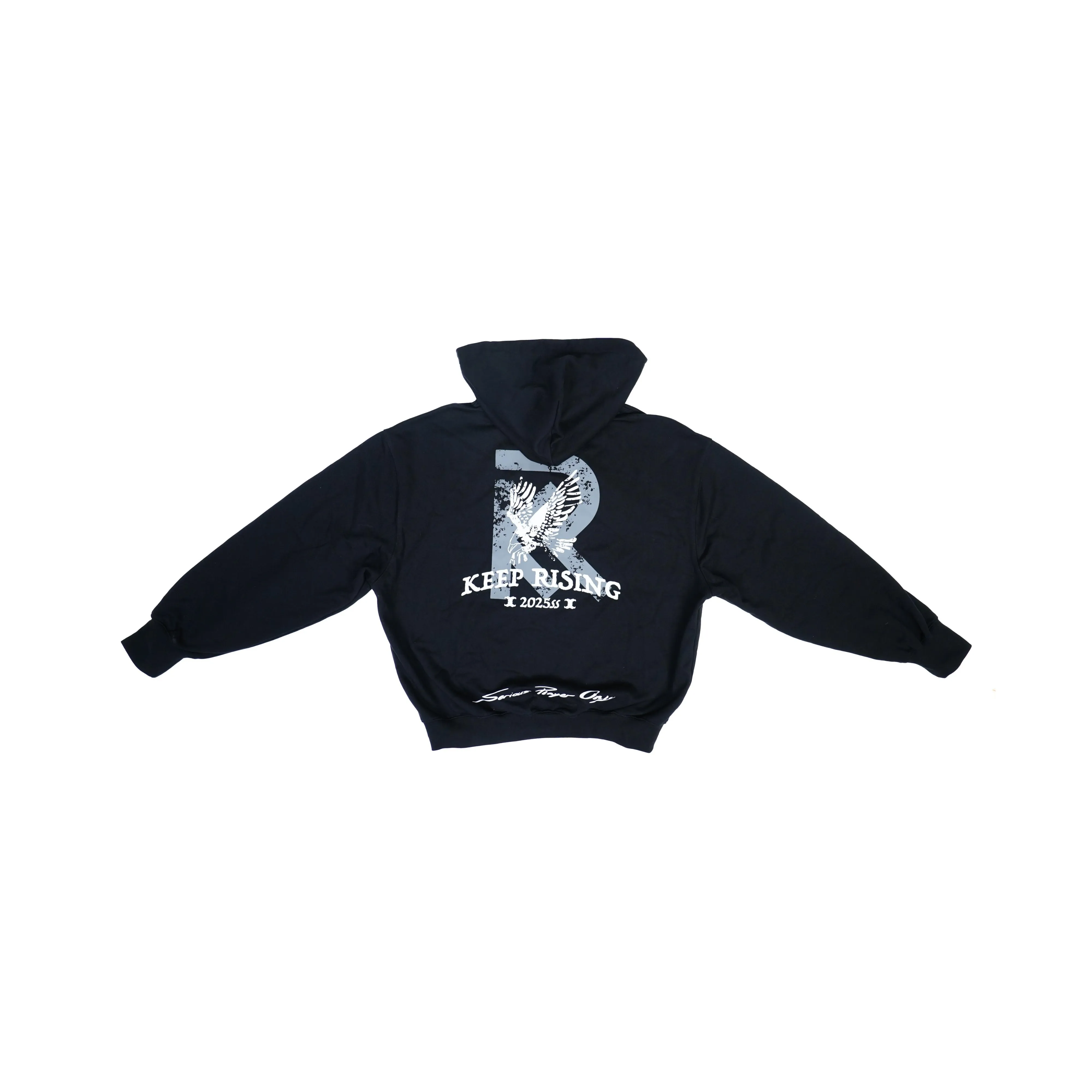 Serious Player Only Lightweight Zip Hoodie KR Black - Image 2
