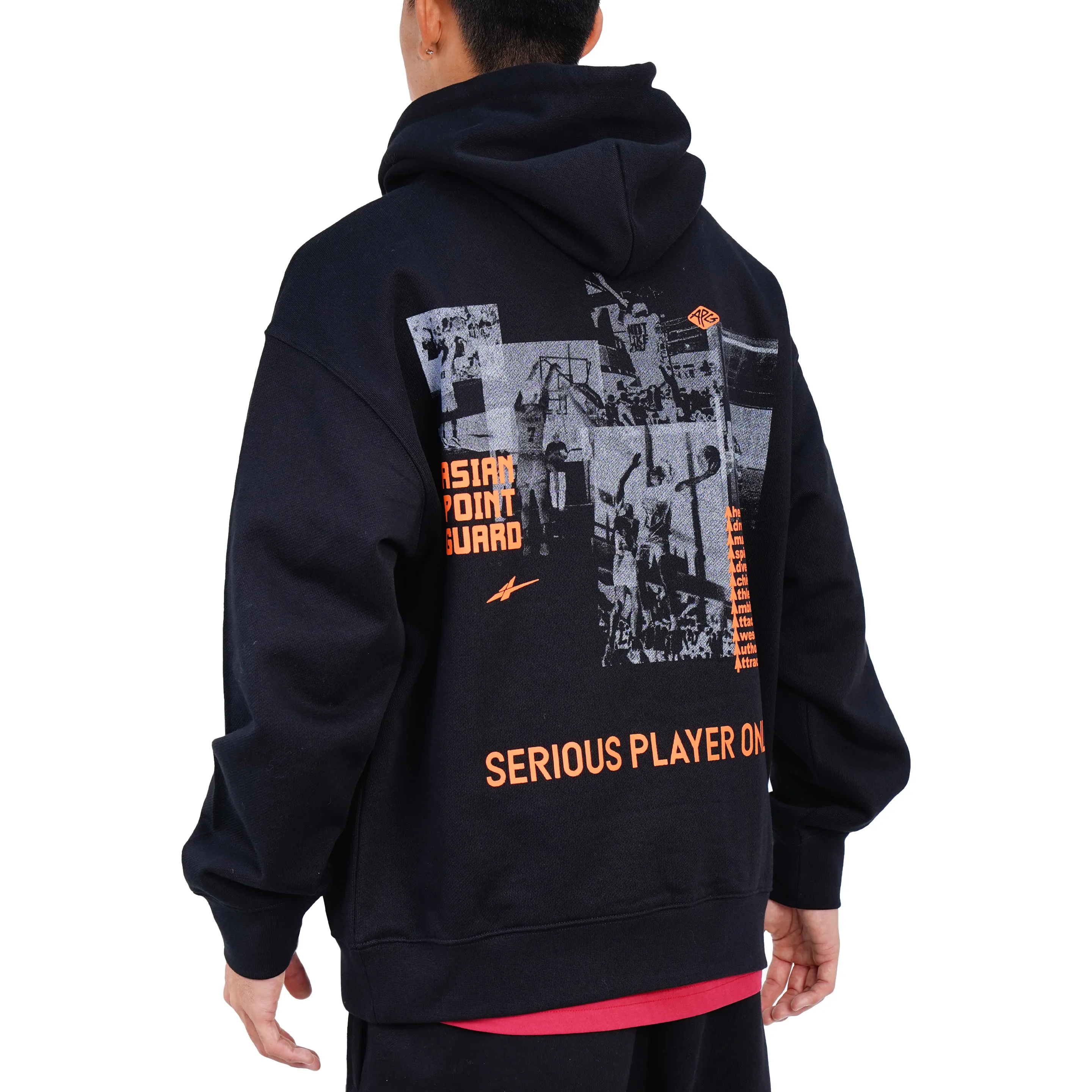 Serious Player Only x APG Pullover Hoodie Black - Image 6