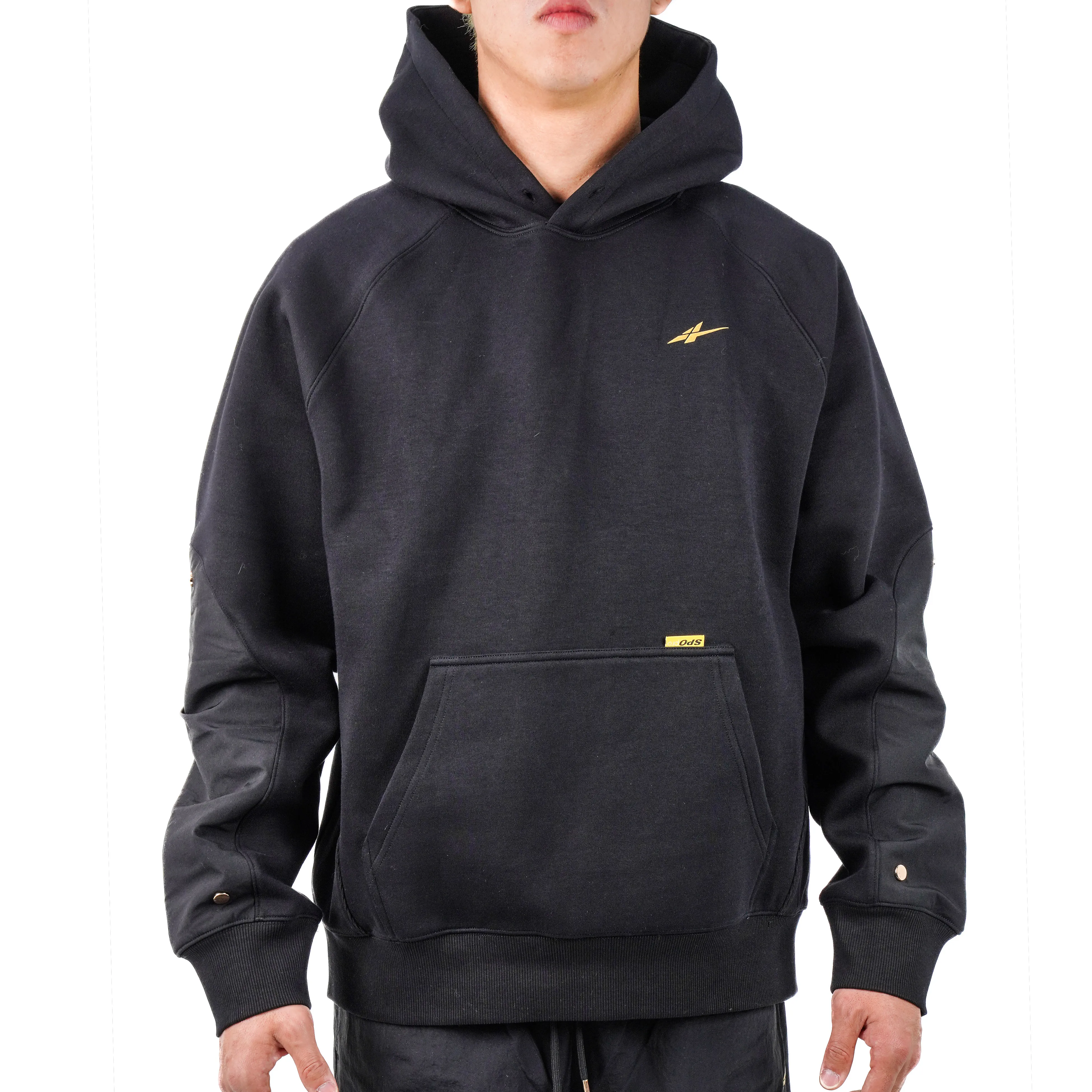 Serious Player Only x KR Pullover Hoodie Black - Image 3
