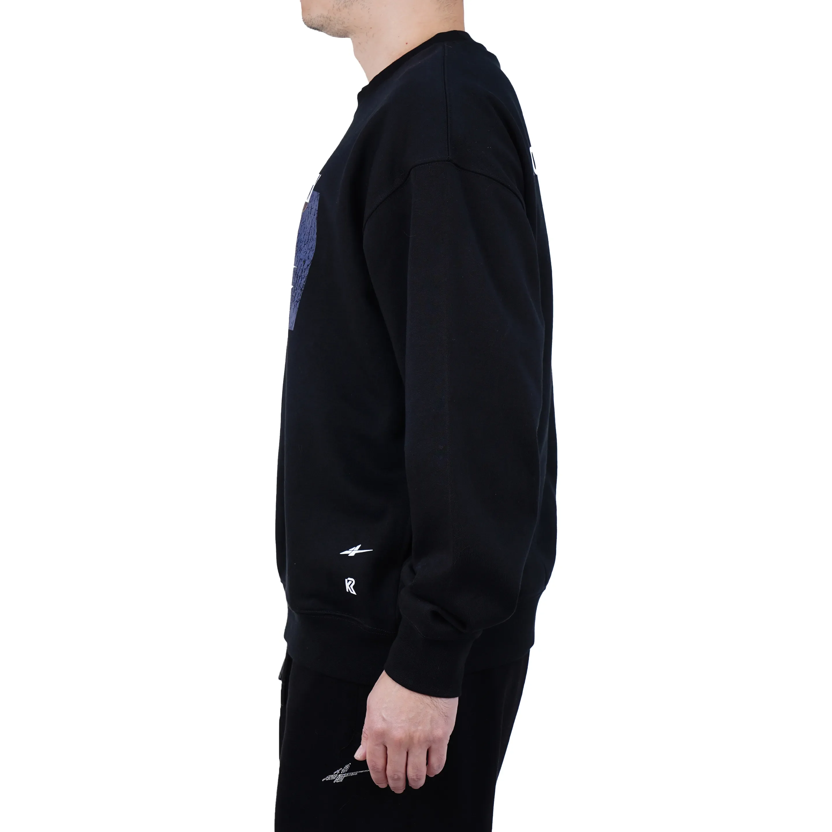 Serious Player Only x KR Pullover Sweatshirt Black - Image 4