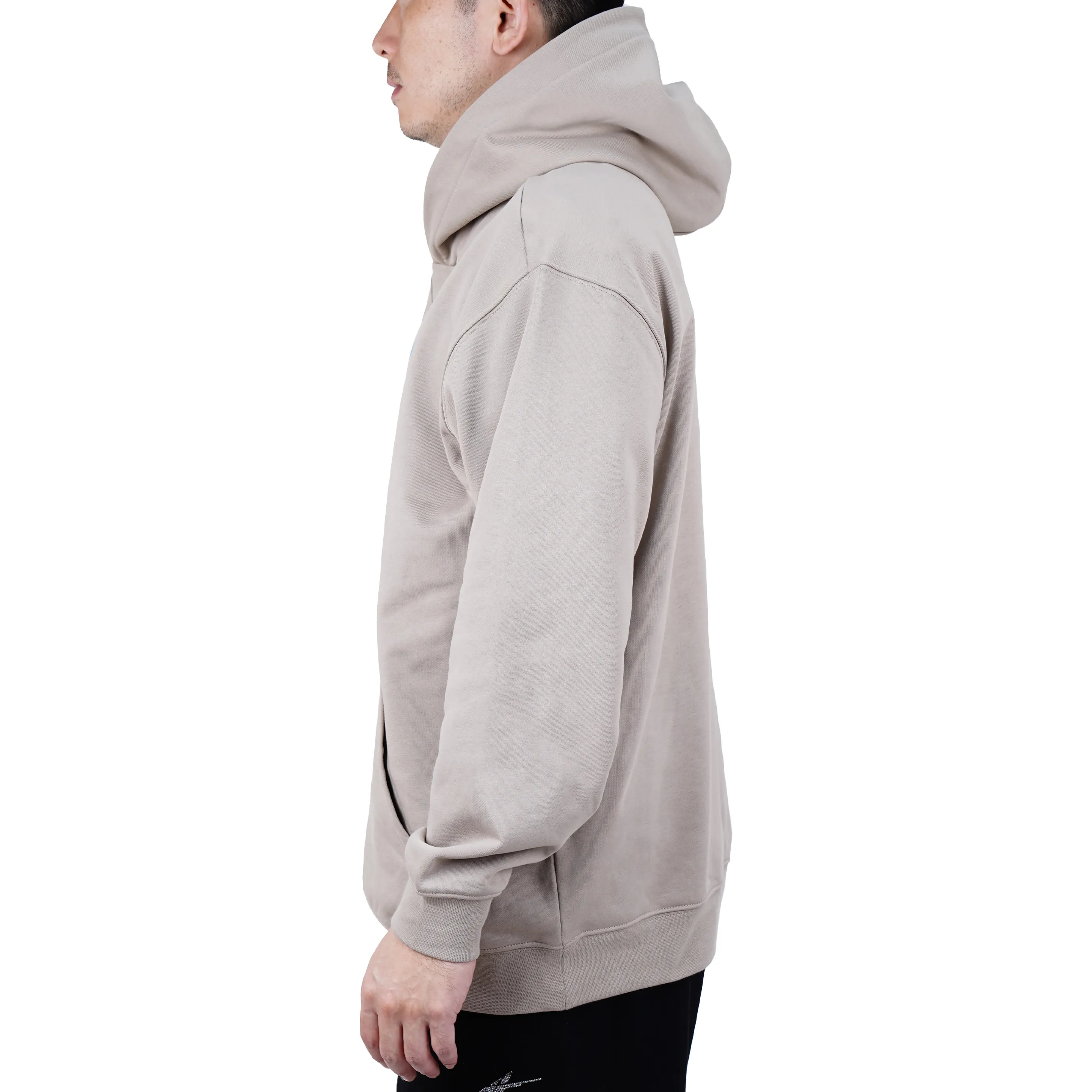 Serious Player Only x XAIVIAN Lightweight Pullover Hoodie Khaki - Image 4