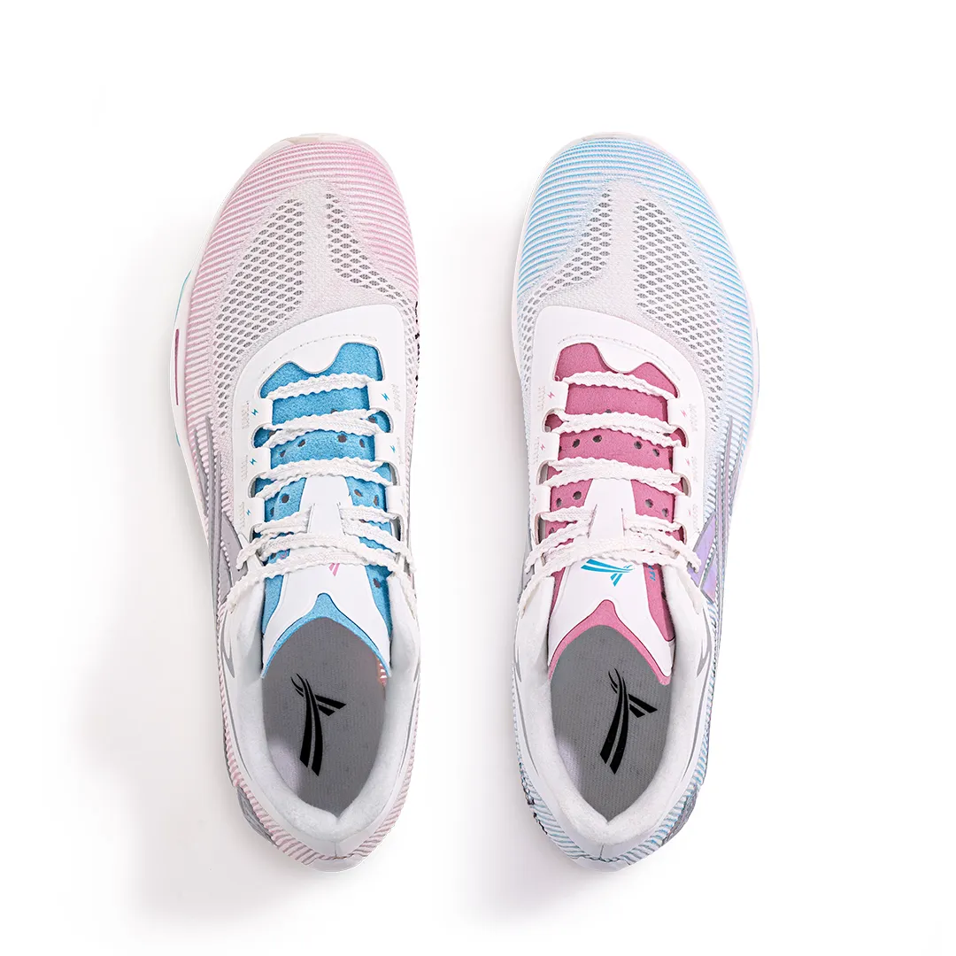 Volanti Rocket Air Cushion Spike Shoes 'Blue/Pink Mismatch' - Image 4