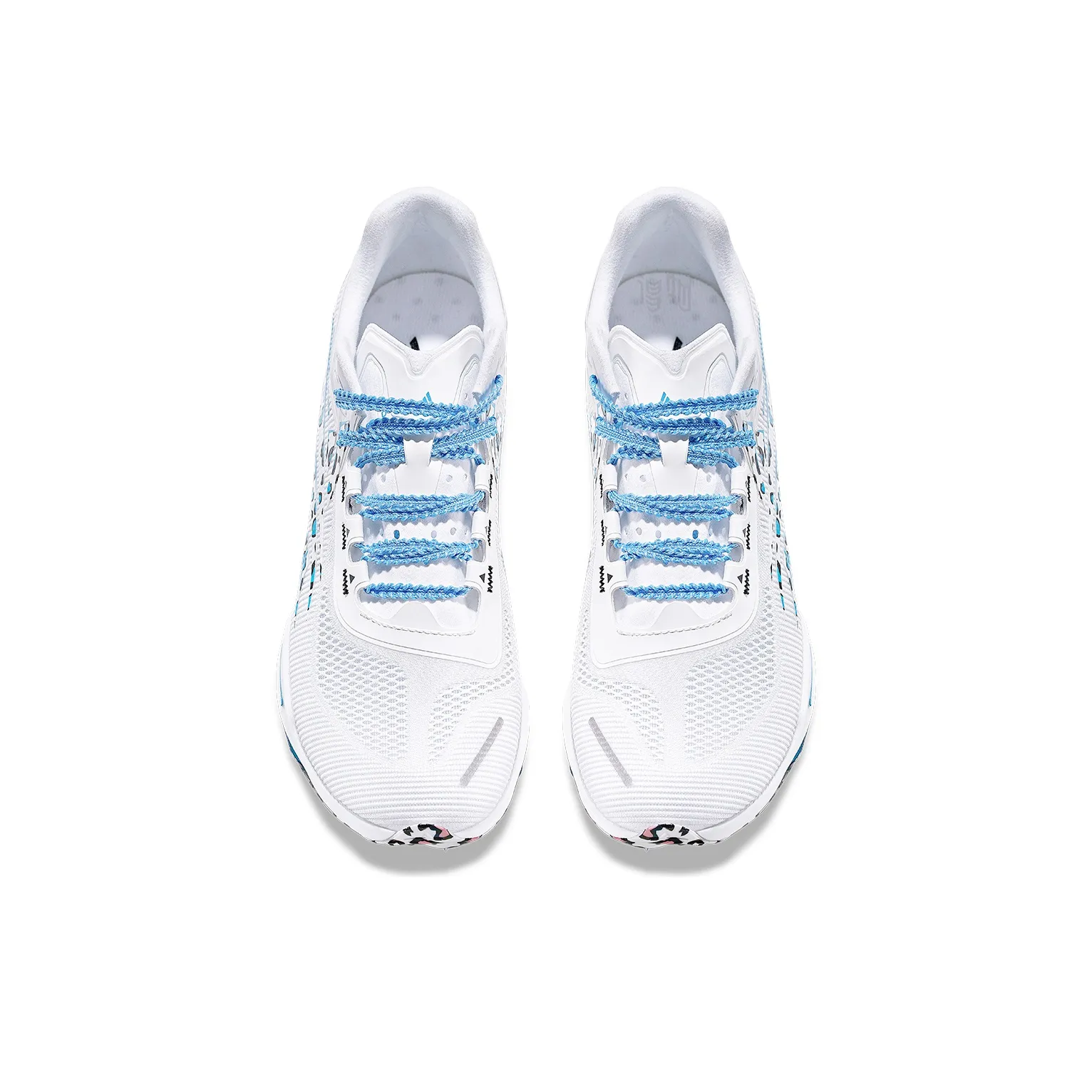 Volanti Rocket Air Cushion Spike Shoes 'Leopard Blue Diamond' - Image 3