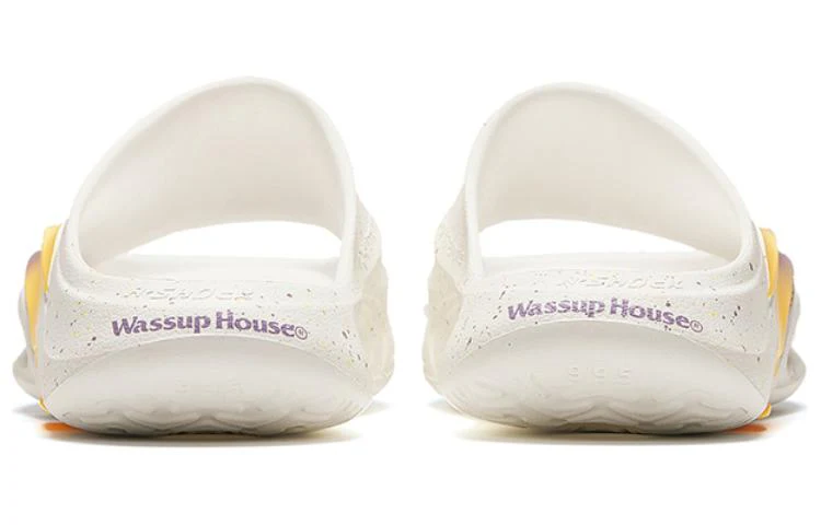WASSUP x ANTA Slippers Nitrogen Bubble 'Beige Yellow' - Image 4