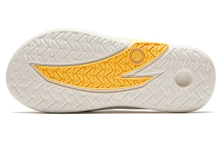 WASSUP x ANTA Slippers Nitrogen Bubble 'Beige Yellow' - Image 5